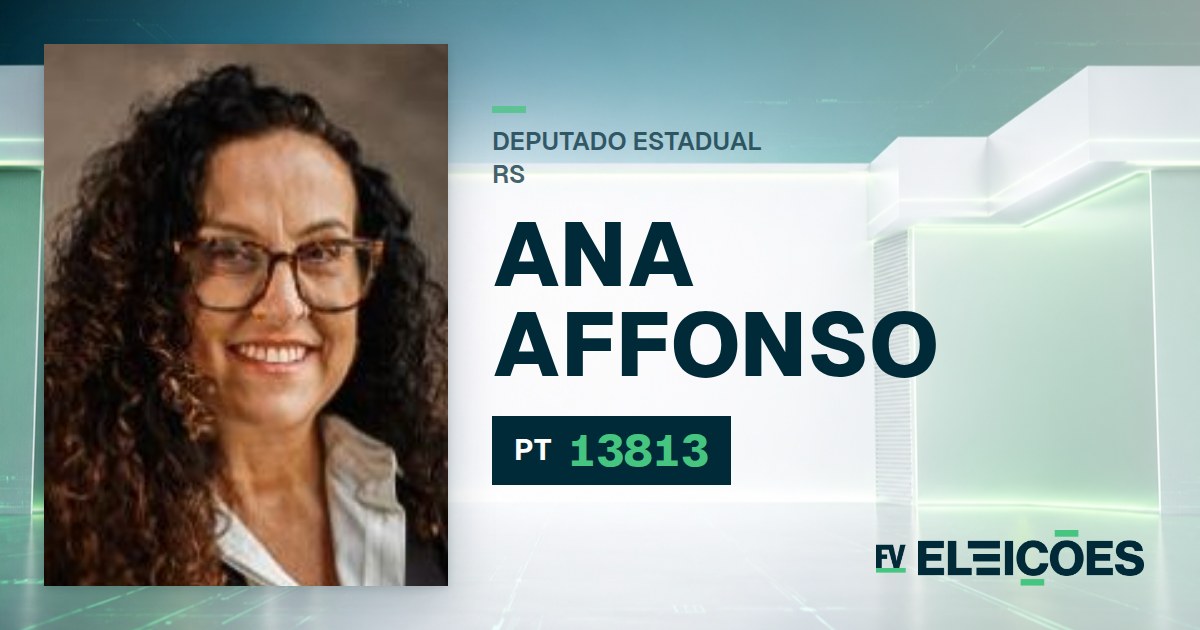 Quem é Ana Affonso, candidata a deputada estadual do RS pelo PT