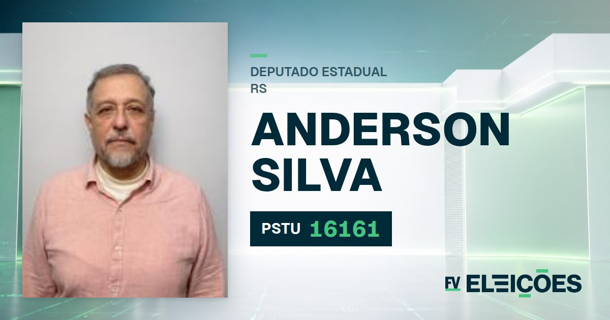 Quem é Anderson Silva, candidato a deputado estadual do RS pelo PSTU