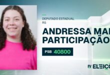 Quem é Andressa Mais Participação, candidata a deputada estadual do RS pelo PSB