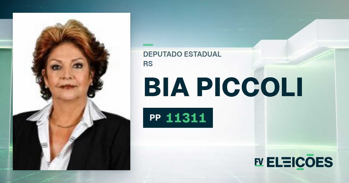 Quem é Bia Piccoli, candidata a deputada estadual do RS pelo PP