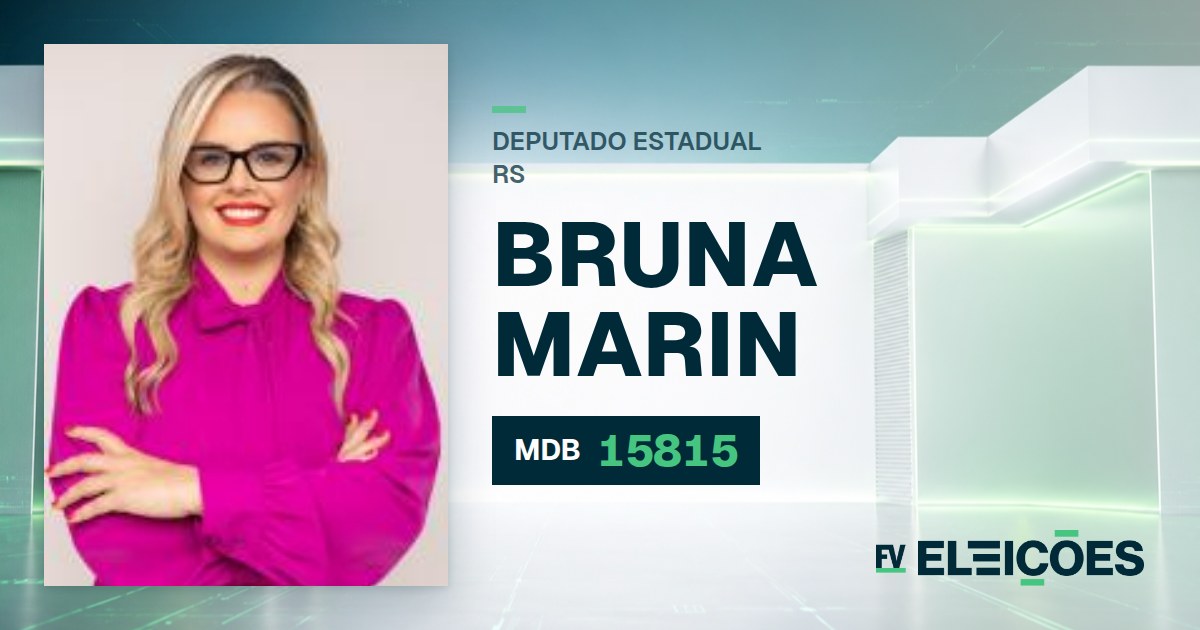 Quem é Bruna Marin, candidata a deputada estadual do RS pelo MDB