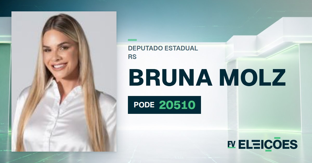 Quem é Bruna Molz, candidata a deputada estadual do RS pelo PODE