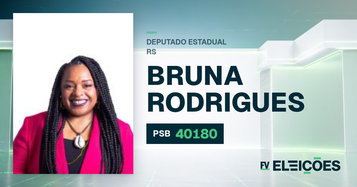 Quem é Bruna Rodrigues, candidata a deputada estadual do RS pelo PSB