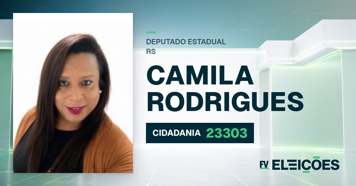 Quem é Camila Rodrigues, candidata a deputada estadual do RS pelo CIDADANIA