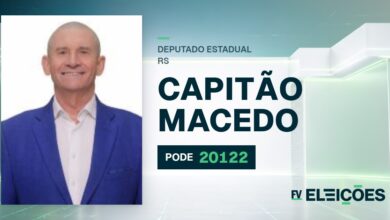 Quem é Capitão Macedo, candidato a deputado estadual do RS pelo PODE