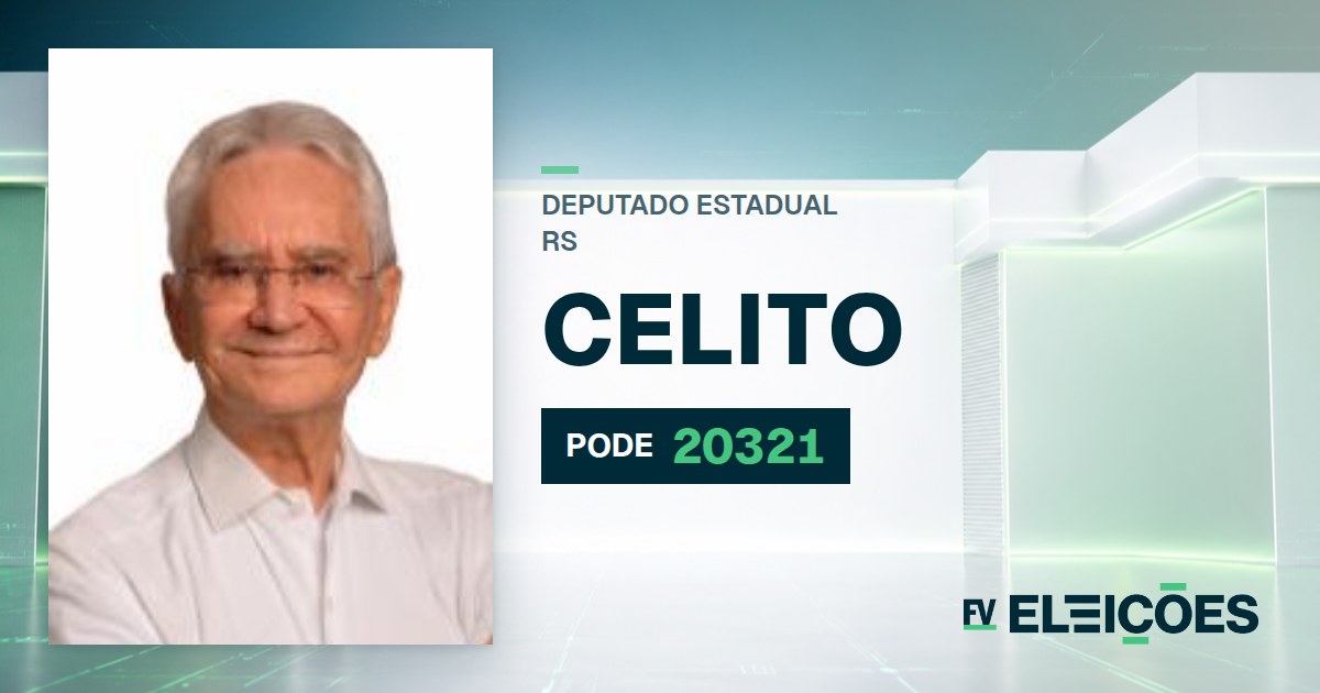 Quem é Celito, candidato a deputado estadual do RS pelo PODE