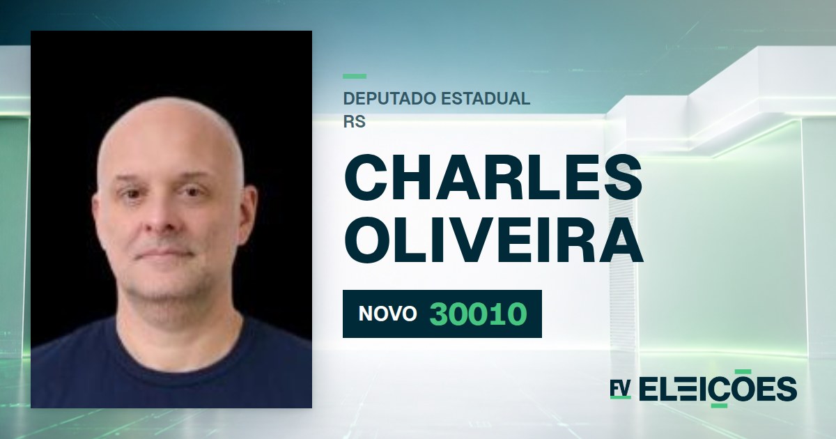 Quem é Charles Oliveira, candidato a deputado estadual do RS pelo NOVO