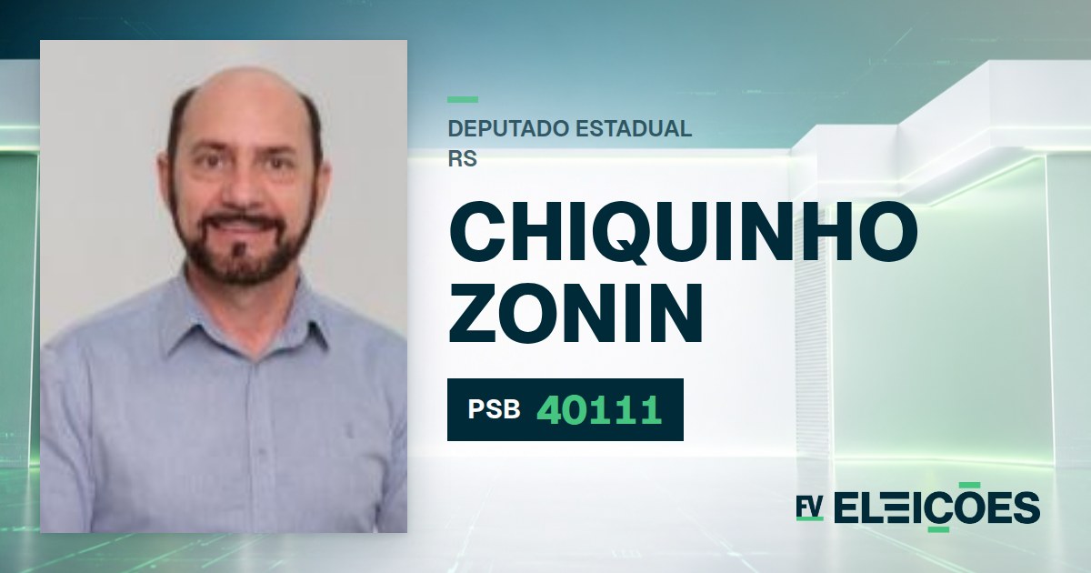 Quem é Chiquinho Zonin, candidato a deputado estadual do RS pelo PSB