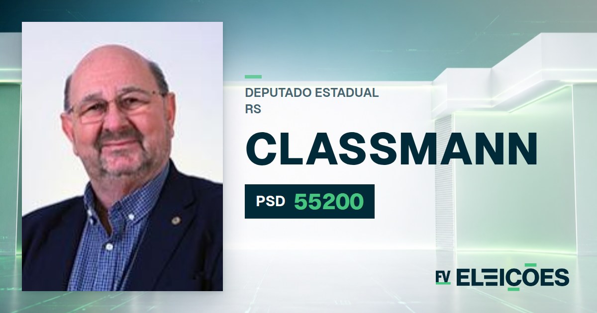 Quem é Classmann, candidato a deputado estadual do RS pelo PSD
