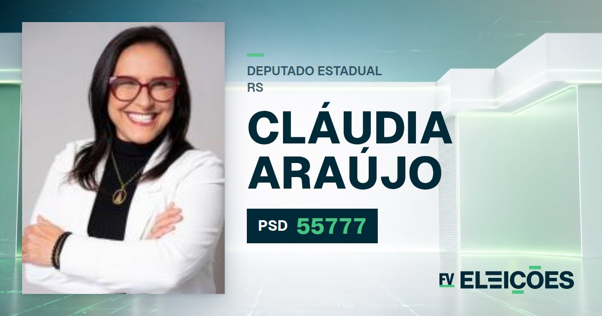 Quem é Cláudia Araújo, candidata a deputada estadual do RS pelo PSD