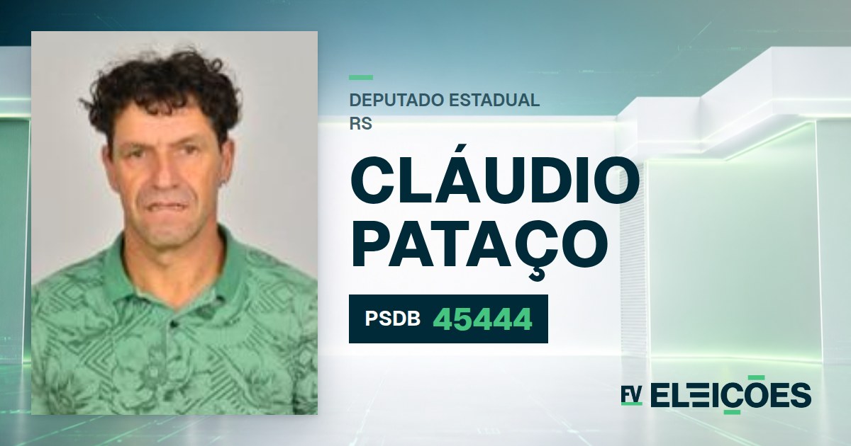 Quem é Cláudio Pataço, candidato a deputado estadual do RS pelo PSDB