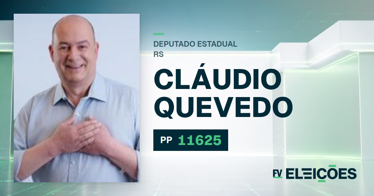 Quem é Cláudio Quevedo, candidato a deputado estadual do RS pelo PP
