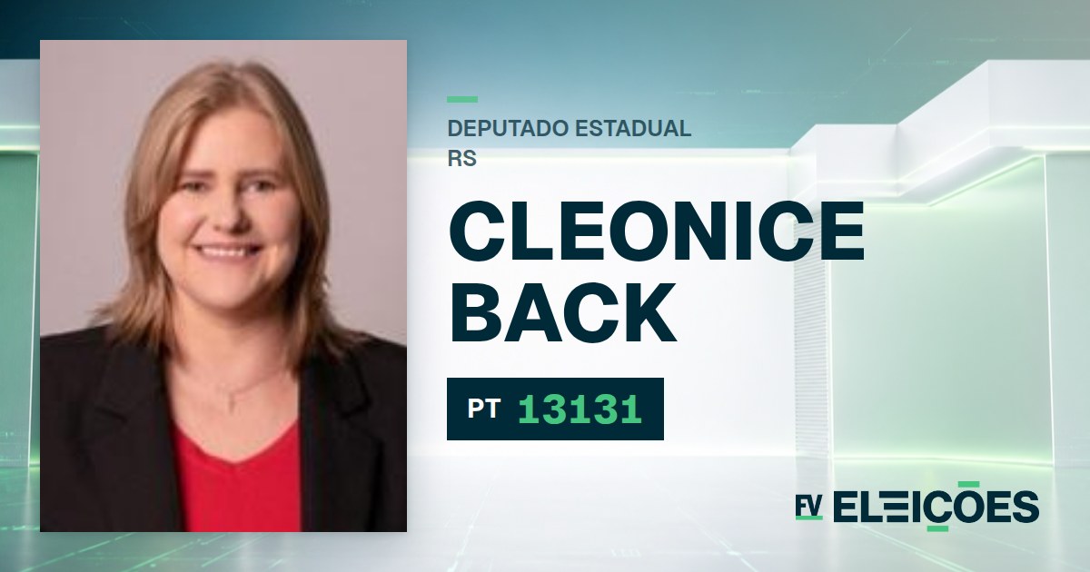 Quem é Cleonice Back, candidata a deputada estadual do RS pelo PT