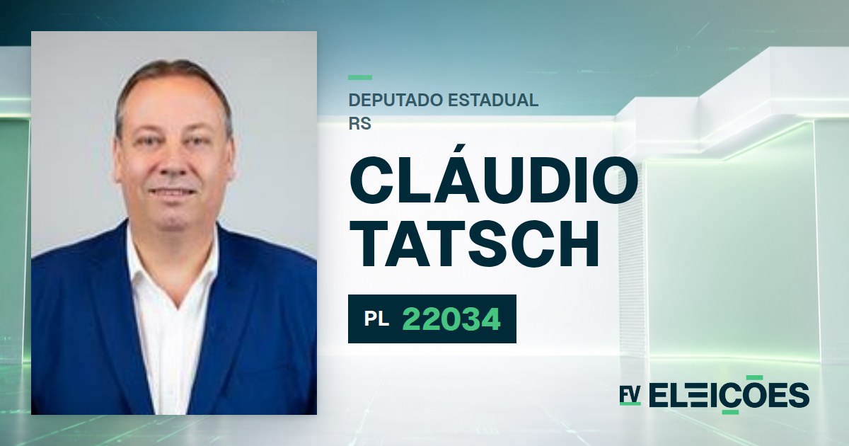 Quem é Cláudio Tatsch, candidato a deputado estadual do RS pelo PL