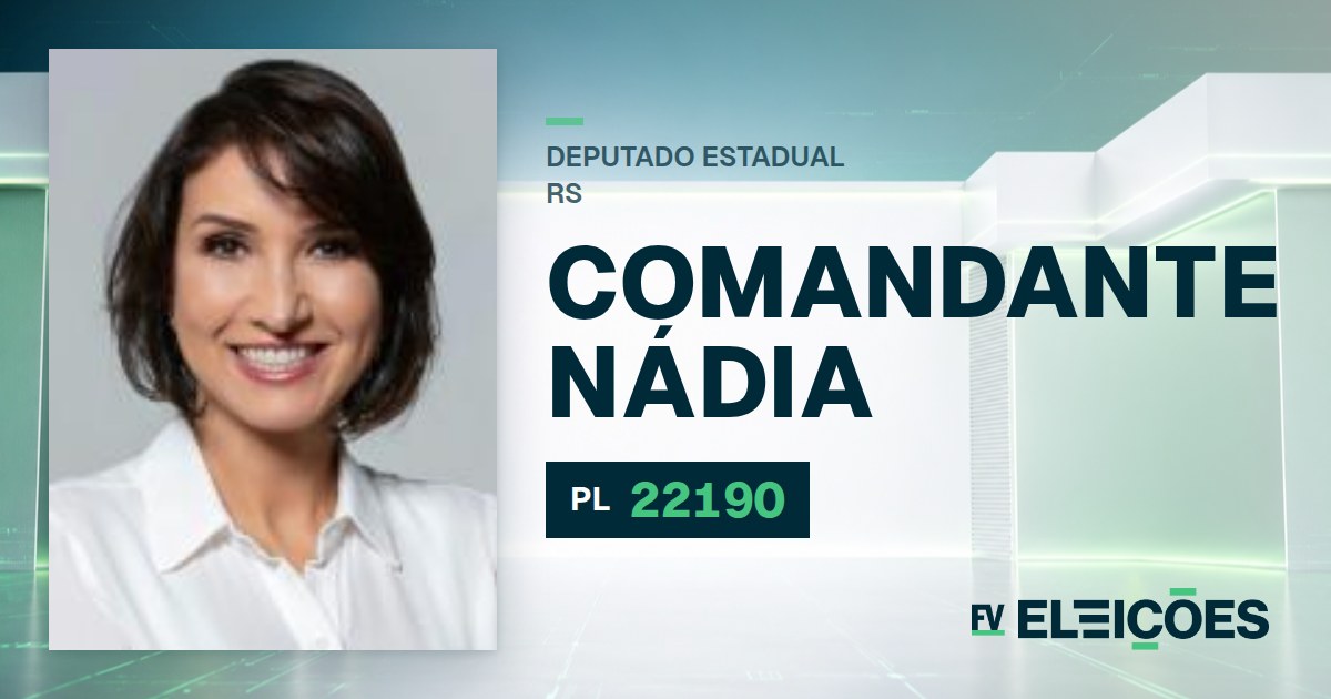 Quem é Comandante Nádia, candidata a deputada estadual do RS pelo PL