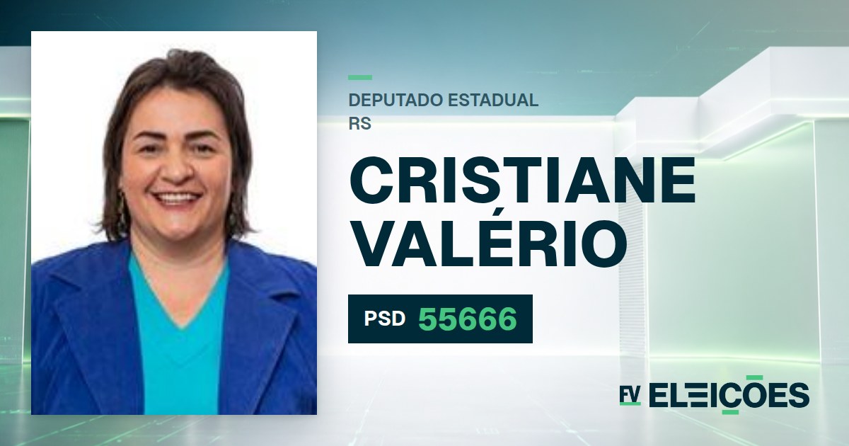 Quem é Cristiane Valério, candidata a deputada estadual do RS pelo PSD