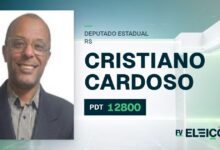 Quem é Cristiano Cardoso, candidato a deputado estadual do RS pelo PDT