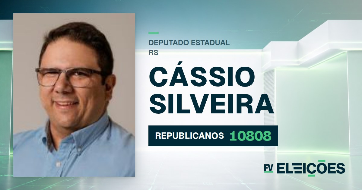 Quem é Cássio Silveira, candidato a deputado estadual do RS pelo REPUBLICANOS