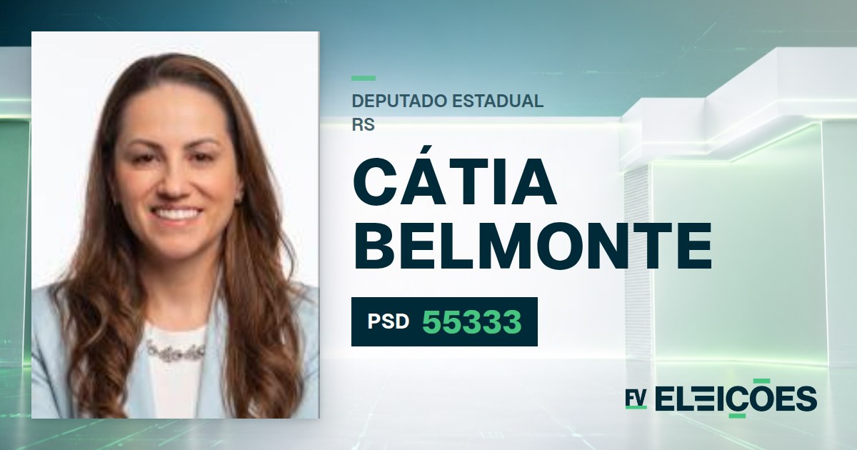 Quem é Cátia Belmonte, candidata a deputada estadual do RS pelo PSD