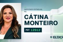 Quem é Cátina Monteiro, candidata a deputada estadual do RS pelo PDT