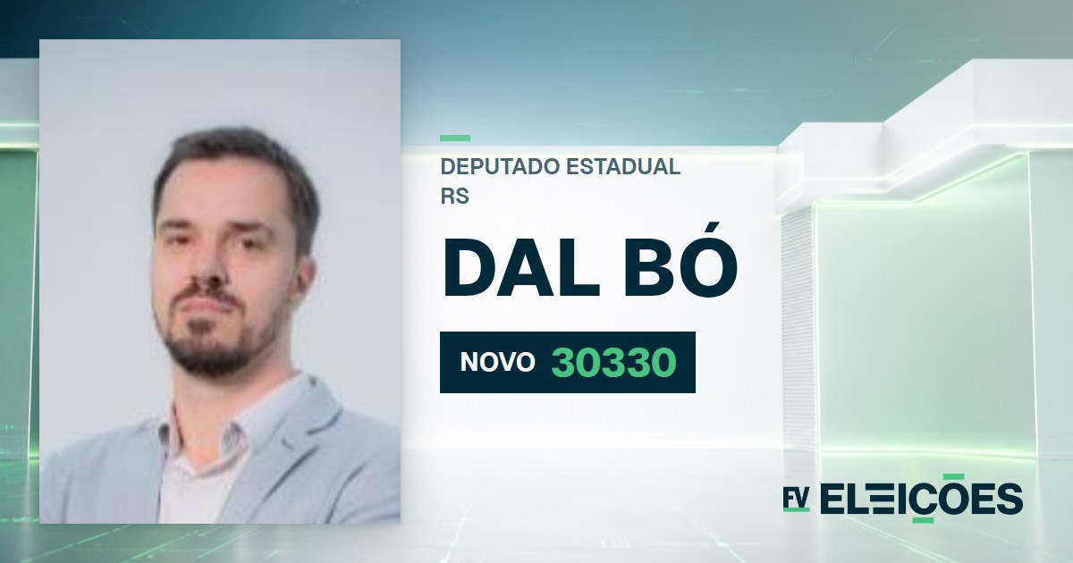 Quem é Dal Bó, candidato a deputado estadual do RS pelo NOVO