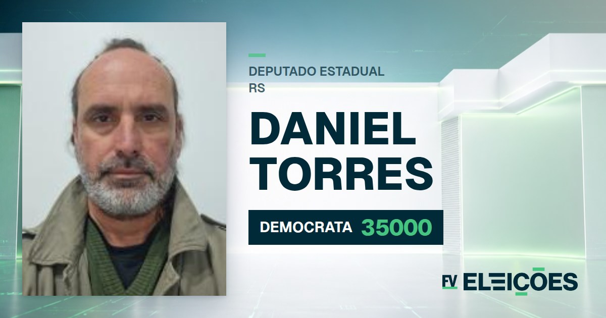 Quem é Daniel Torres, candidato a deputado estadual do RS pelo DEMOCRATA