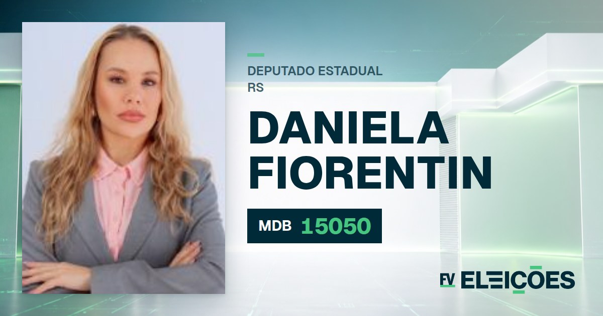 Quem é Daniela Fiorentin, candidata a deputada estadual do RS pelo MDB