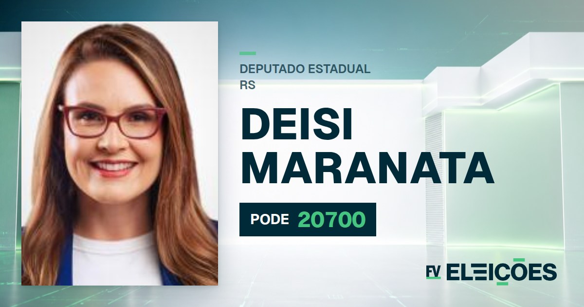 Quem é Deisi Maranata, candidata a deputada estadual do RS pelo PODE
