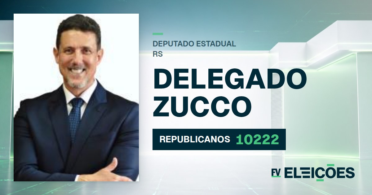 Quem é Delegado Zucco, candidato a deputado estadual do RS pelo REPUBLICANOS