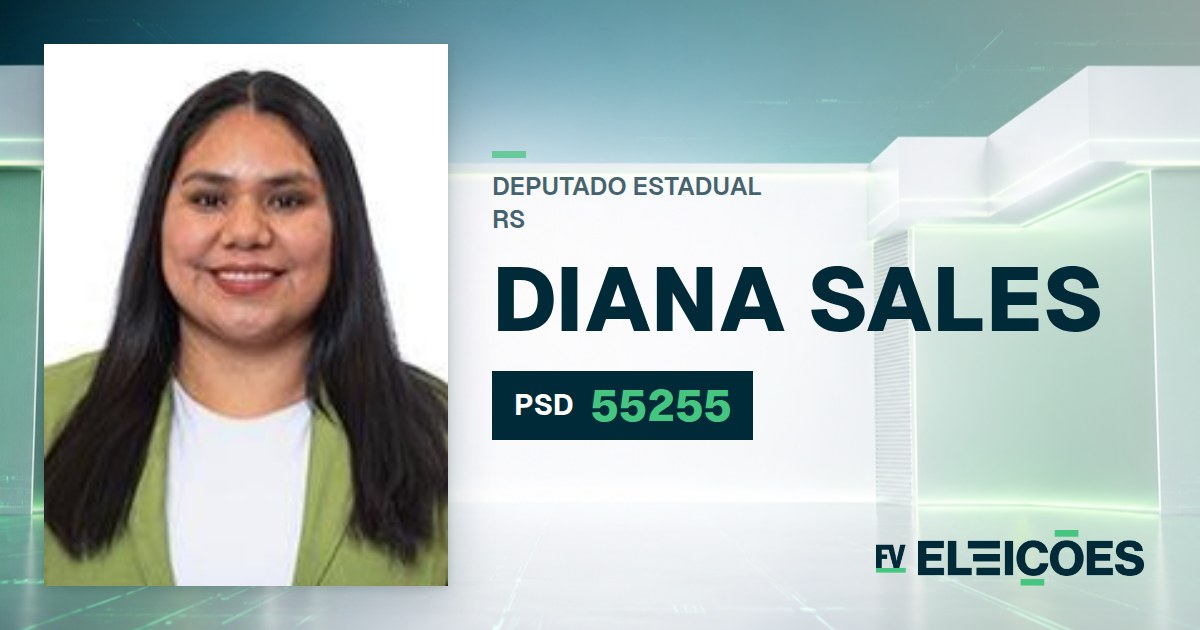 Quem é Diana Sales, candidata a deputada estadual do RS pelo PSD