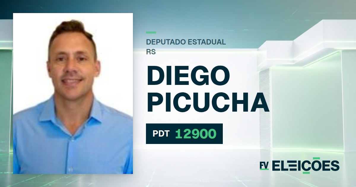 Quem é Diego Picucha, candidato a deputado estadual do RS pelo PDT