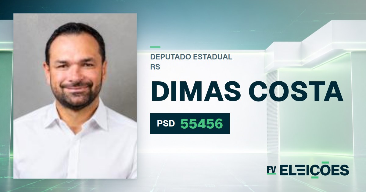 Quem é Dimas Costa, candidato a deputado estadual do RS pelo PSD