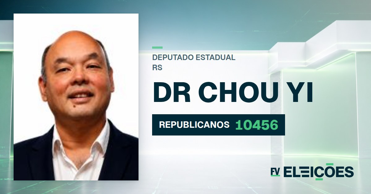 Quem é Dr Chou Yi, candidato a deputado estadual do RS pelo REPUBLICANOS