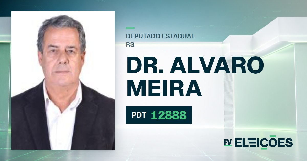 Quem é Dr. Alvaro Meira, candidato a deputado estadual do RS pelo PDT