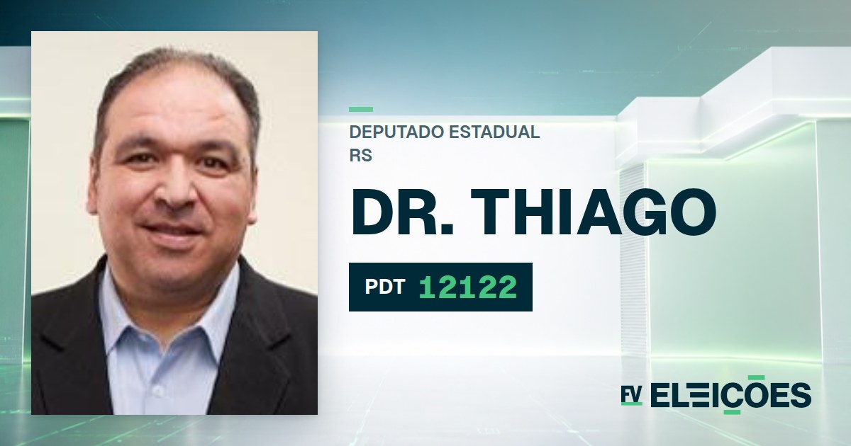 Quem é Dr. Thiago, candidato a deputado estadual do RS pelo PDT