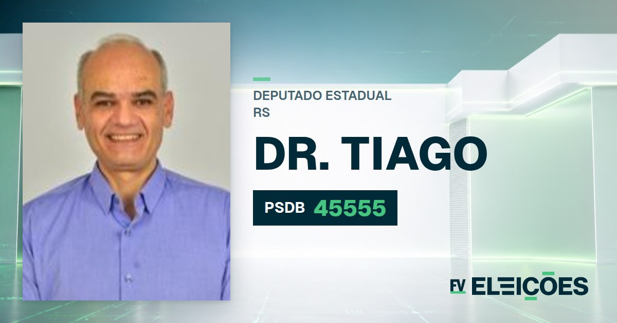 Quem é Dr. Tiago, candidato a deputado estadual do RS pelo PSDB