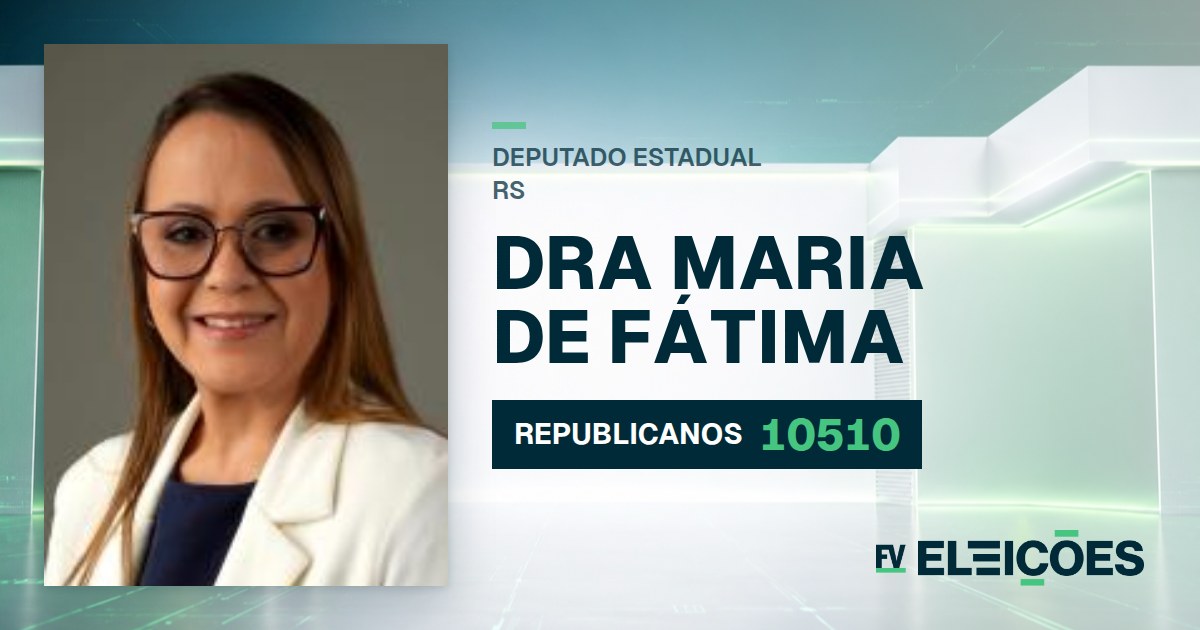 Quem é Dra Maria de Fátima, candidata a deputada estadual do RS pelo REPUBLICANOS