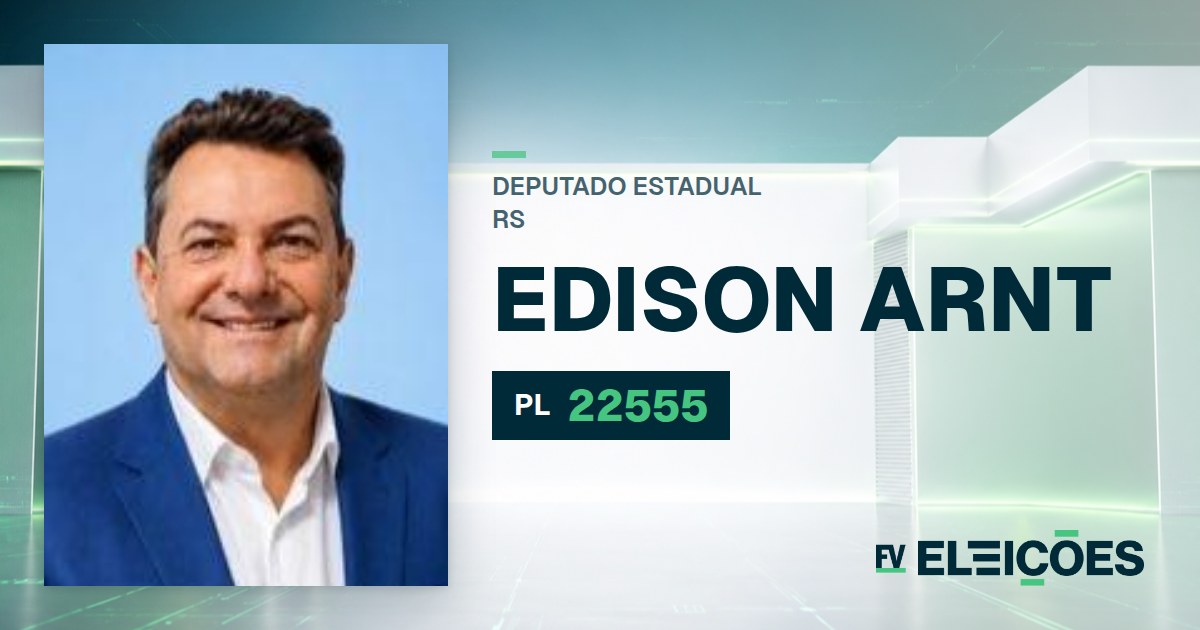 Quem é Edison Arnt, candidato a deputado estadual do RS pelo PL
