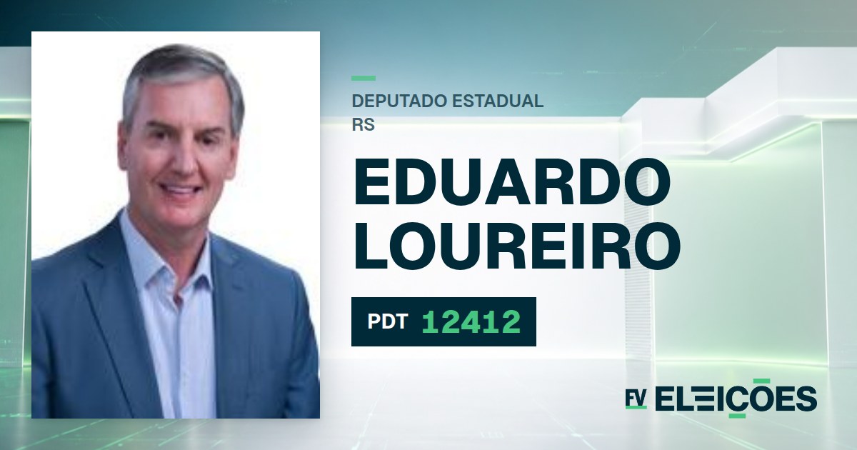 Quem é Eduardo Loureiro, candidato a deputado estadual do RS pelo PDT