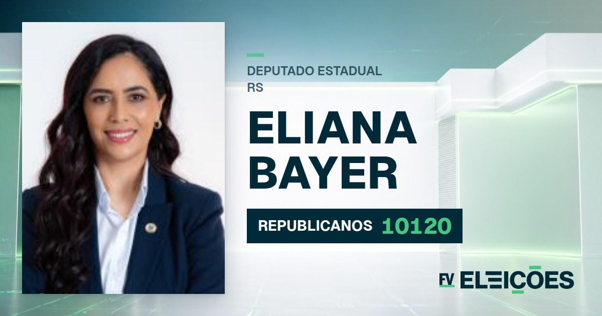 Quem é Eliana Bayer, candidata a deputada estadual do RS pelo REPUBLICANOS