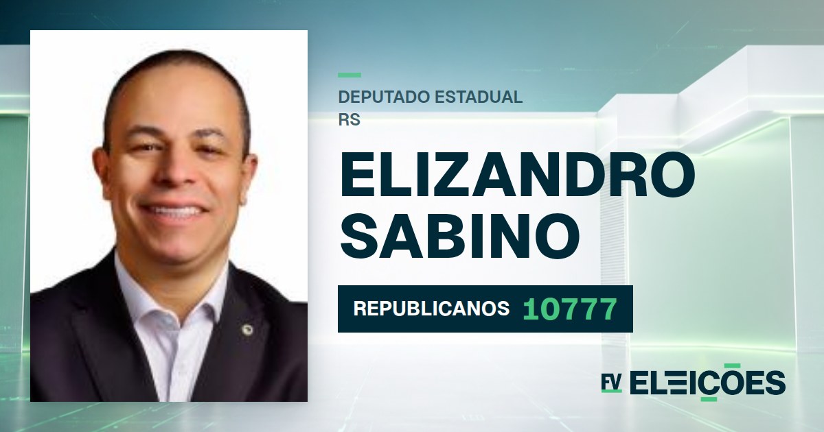 Quem é Elizandro Sabino, candidato a deputado estadual do RS pelo REPUBLICANOS