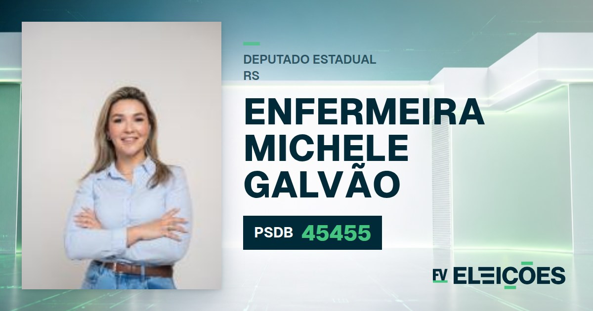 Quem é Enfermeira Michele Galvão, candidata a deputada estadual do RS pelo PSDB