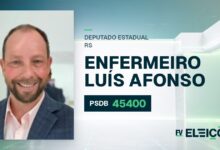 Quem é Enfermeiro Luís Afonso, candidato a deputado estadual do RS pelo PSDB