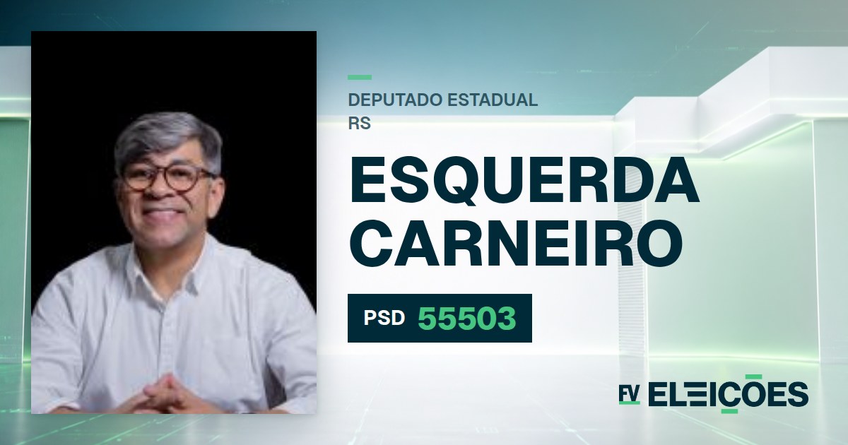Quem é Esquerda Carneiro, candidato a deputado estadual do RS pelo PSD