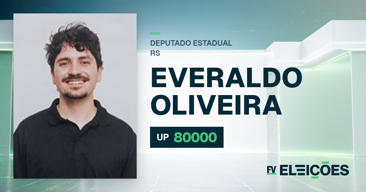 Quem é Everaldo Oliveira, candidato a deputado estadual do RS pelo UP