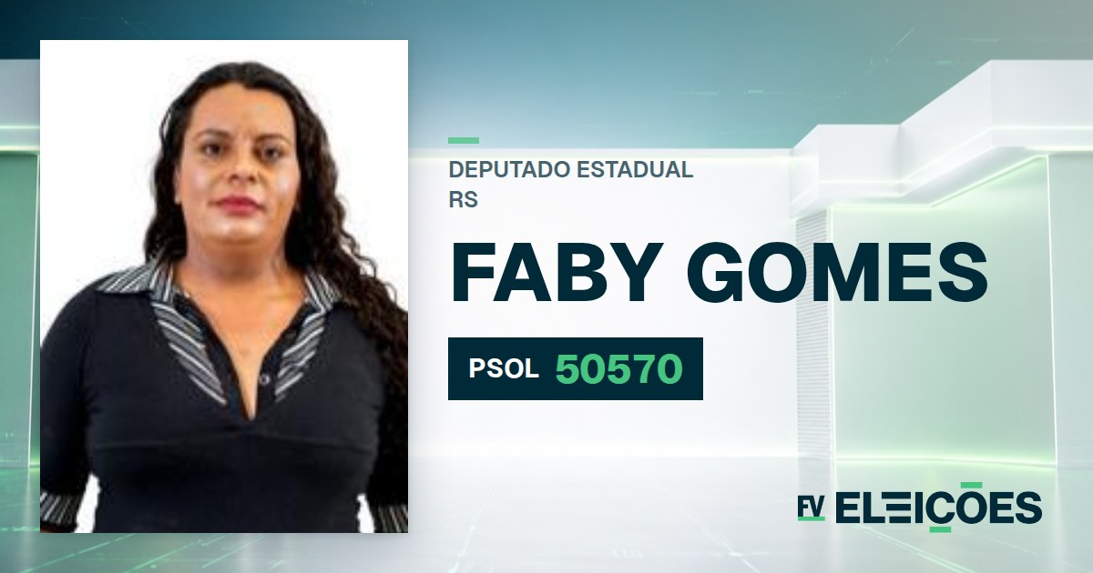 Quem é Faby Gomes, candidata a deputada estadual do RS pelo PSOL