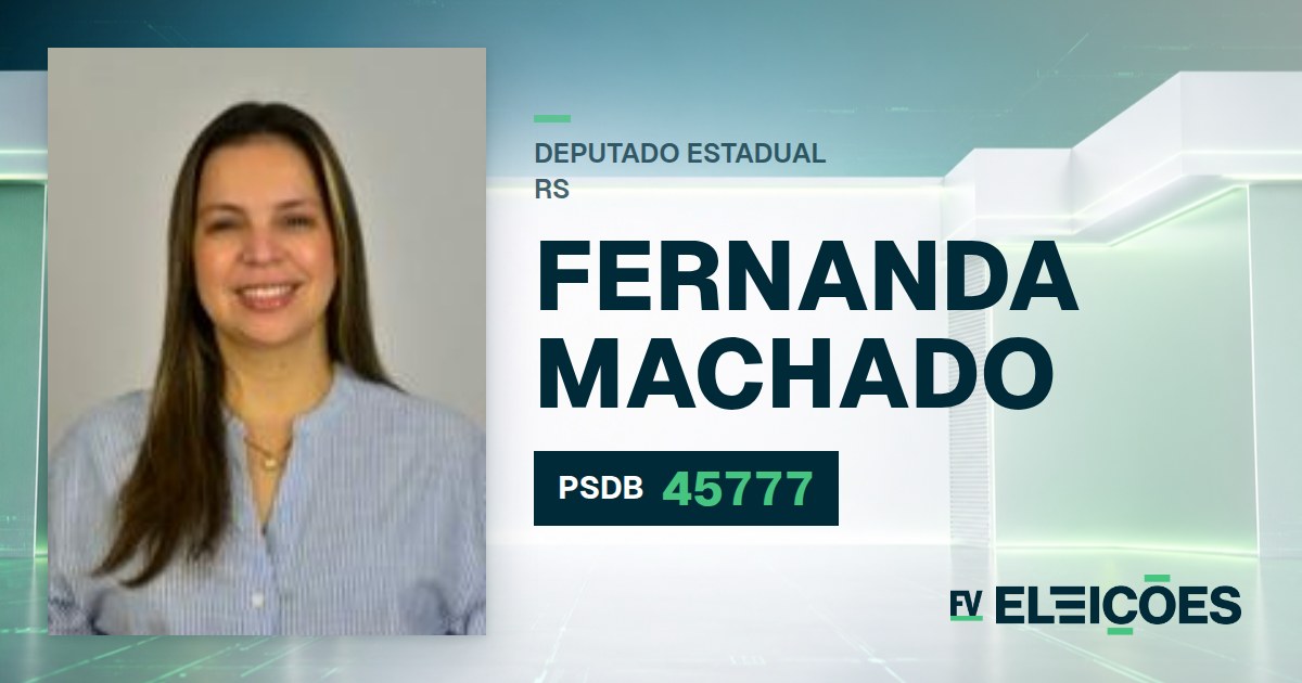 Quem é Fernanda Machado, candidata a deputada estadual do RS pelo PSDB
