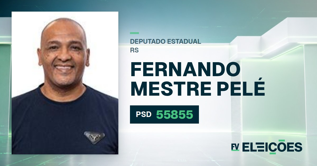 Quem é Fernando Mestre Pelé, candidato a deputado estadual do RS pelo PSD