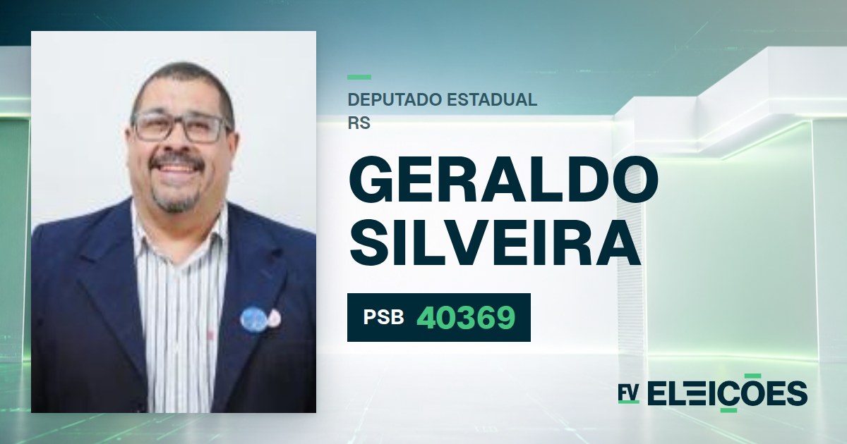 Quem é Geraldo Silveira, candidato a deputado estadual do RS pelo PSB