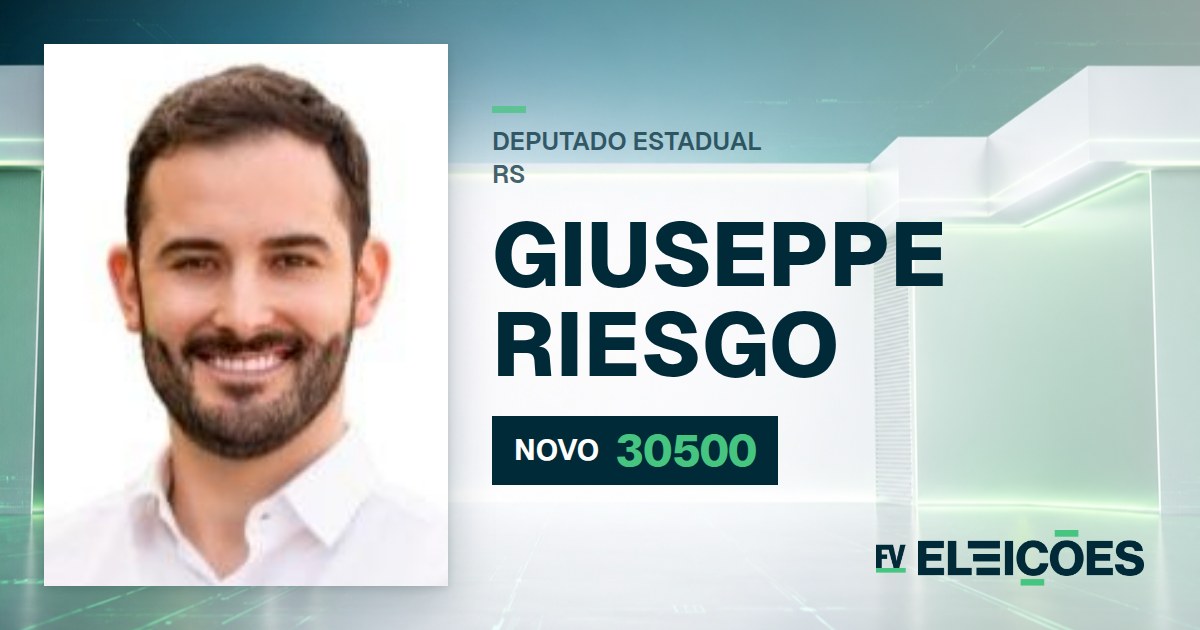 Quem é Giuseppe Riesgo, candidato a deputado estadual do RS pelo NOVO